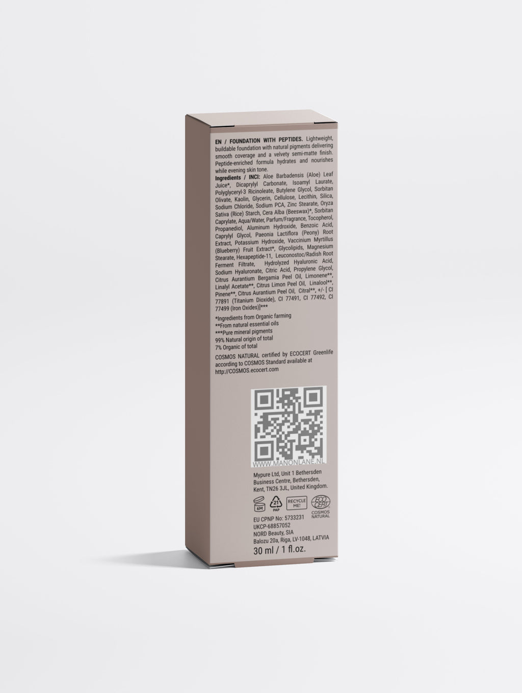 Foundation with Peptides,  25 Medium Warm