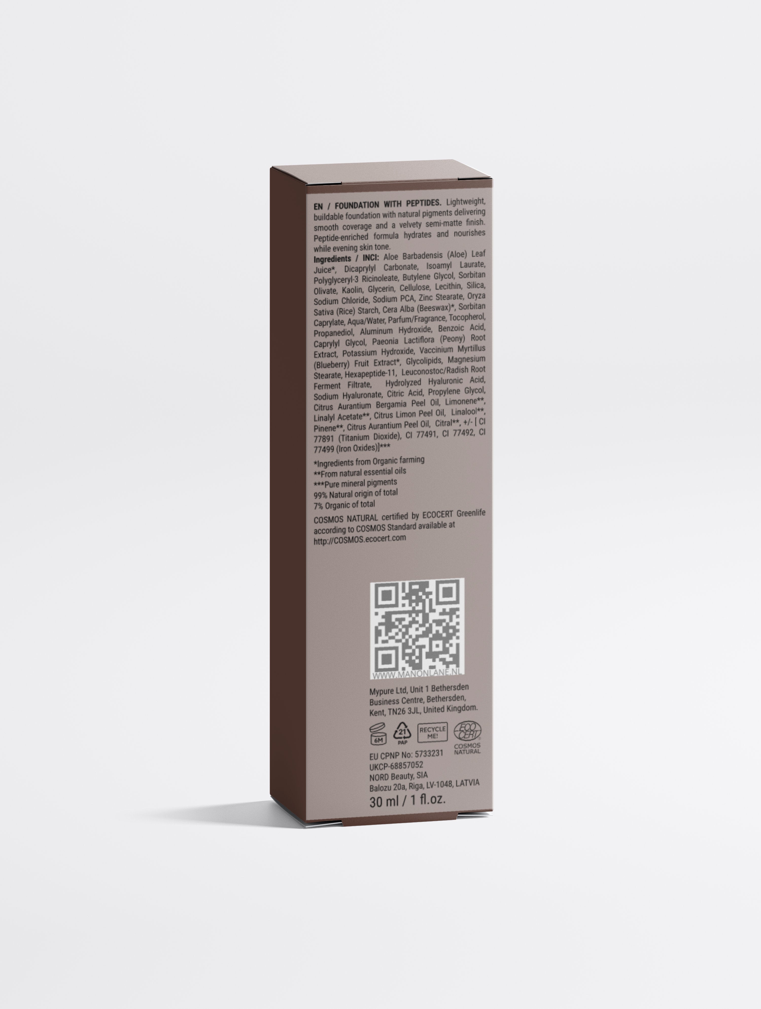 Foundation with Peptides, 45 Deep Warm