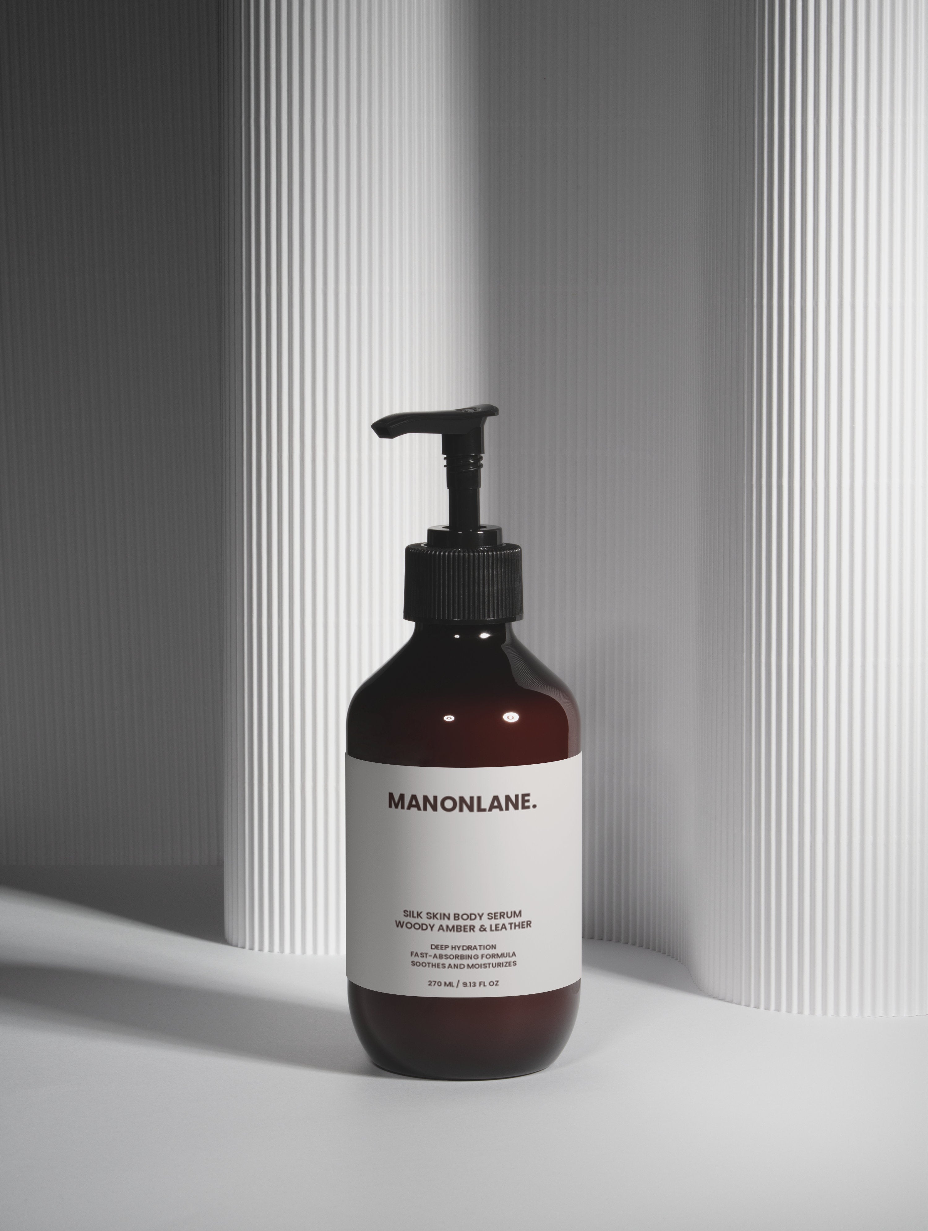 Silk Skin Body Serum, Woody Amber & Leather