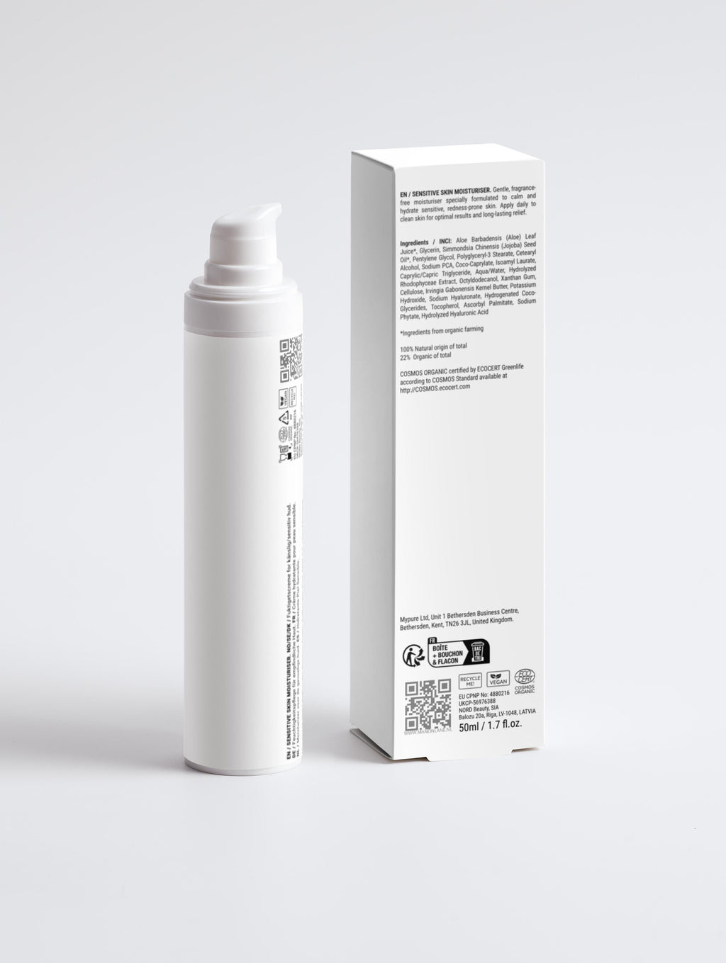 Sensitive Skin Moisturiser, Fragrance Free