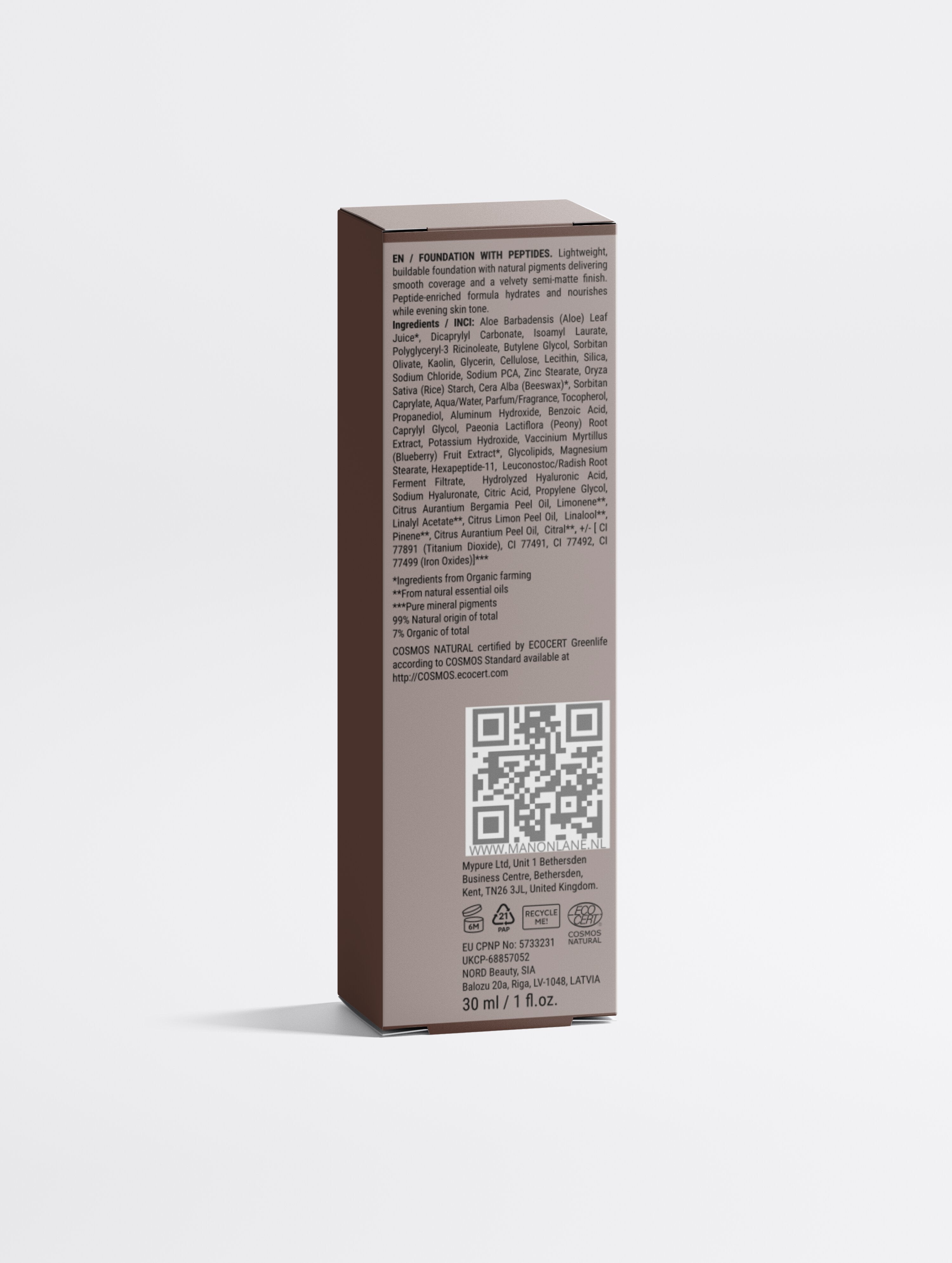 Foundation with Peptides, 50 Deep Cool